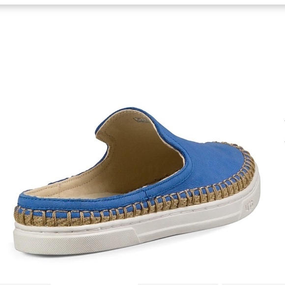 UGG Caleel Blue Nubuck Espadrille Sneaker Size 7 - Picture 12 of 13